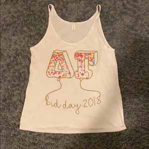 Delta Gamma Bid Day Tank